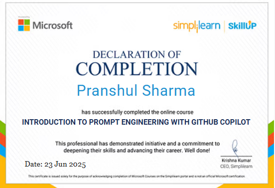 Introduction to Prompt Engineering with GitHub Copilot